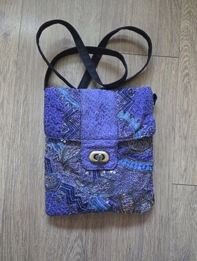 Handmade India Crossbody Bag with Beaded Embroidery